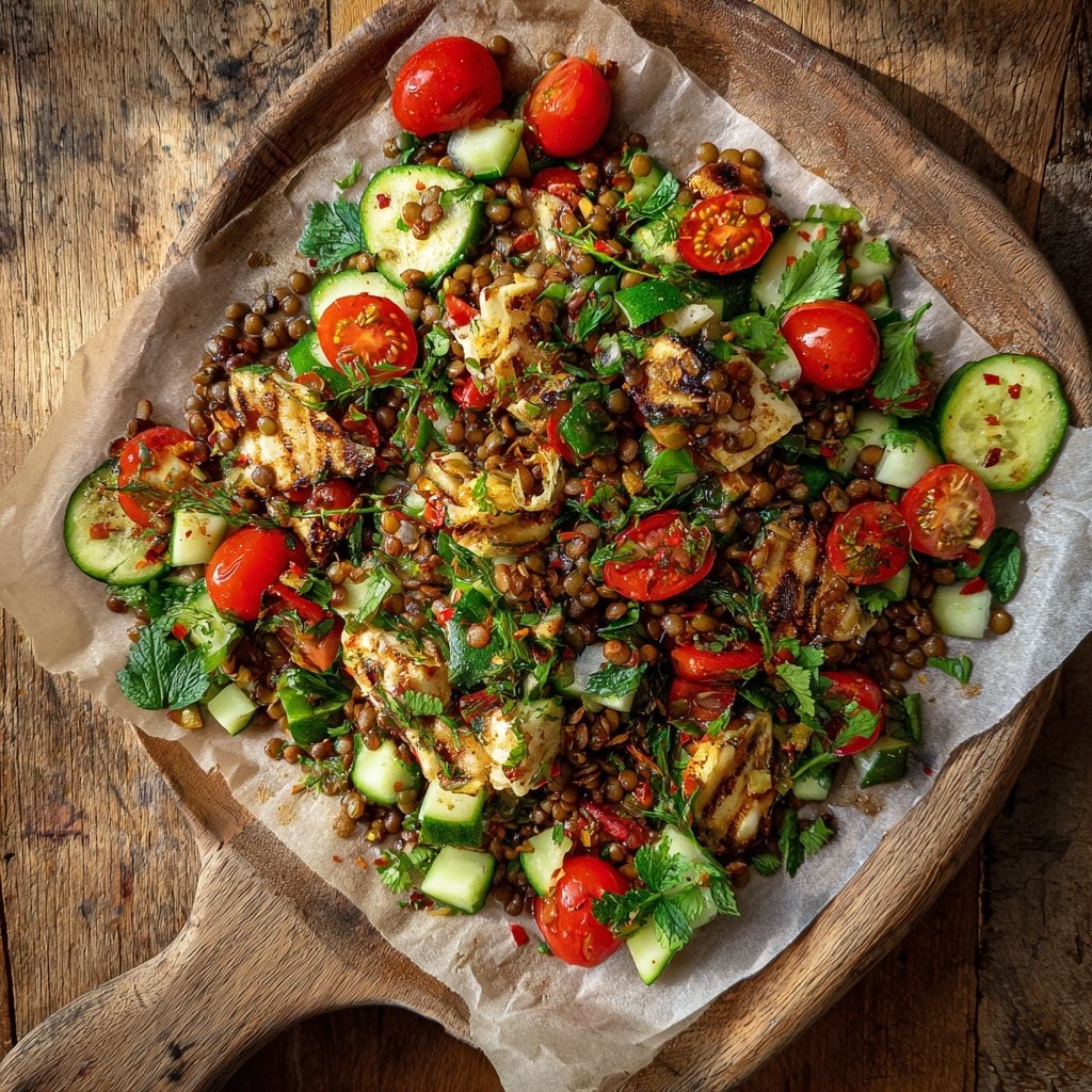 Grill Beilagen Mit Linsensalat