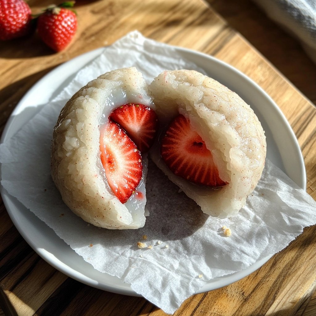Erdbeer-Mochi