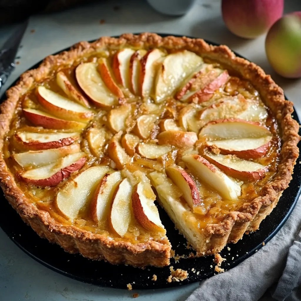 Elsässische Apfeltarte