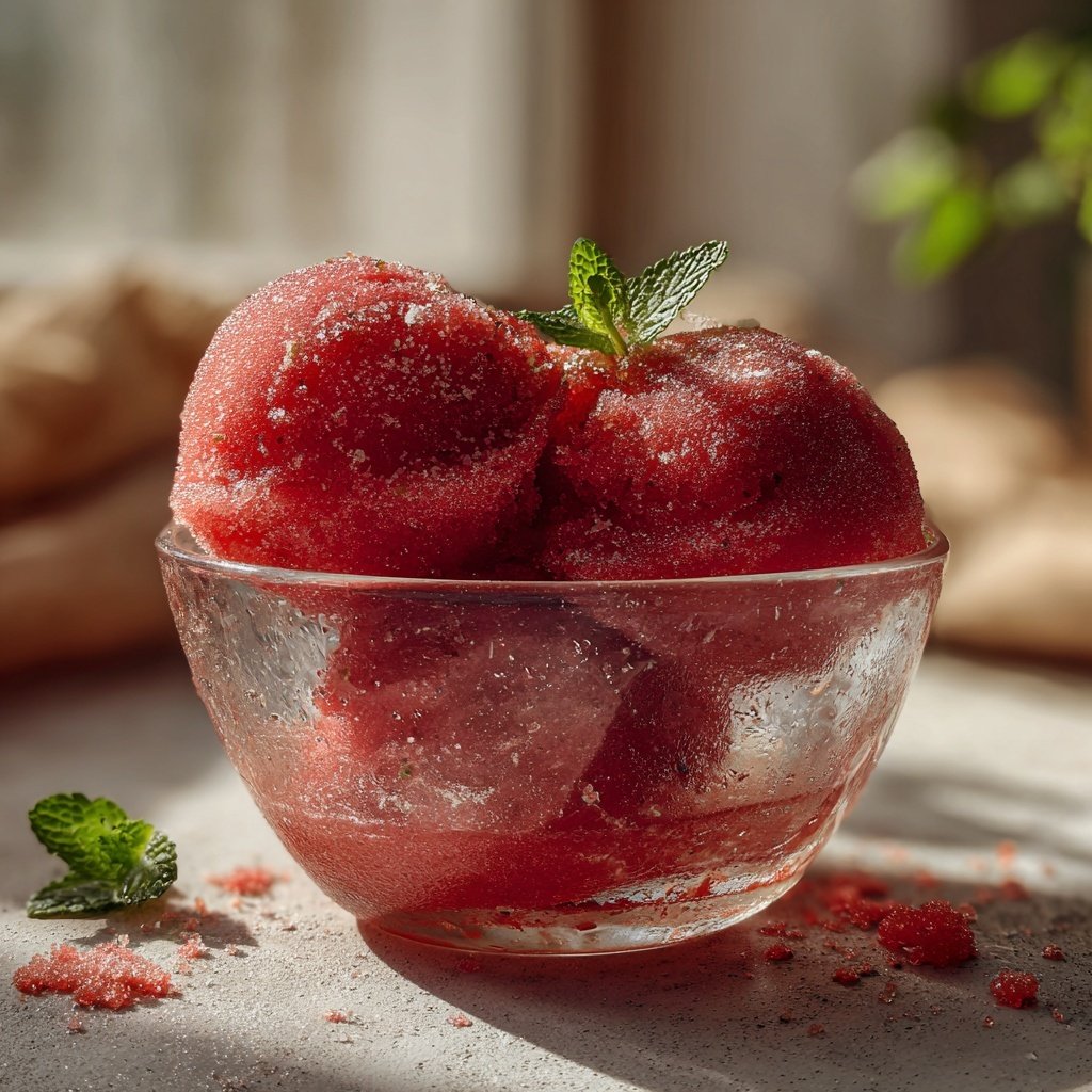 Erdbeer Sorbet Ohne Zucker