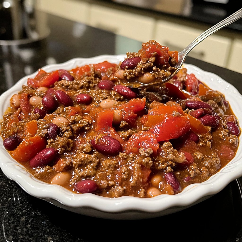 Chili sin Carne mit Tomaten