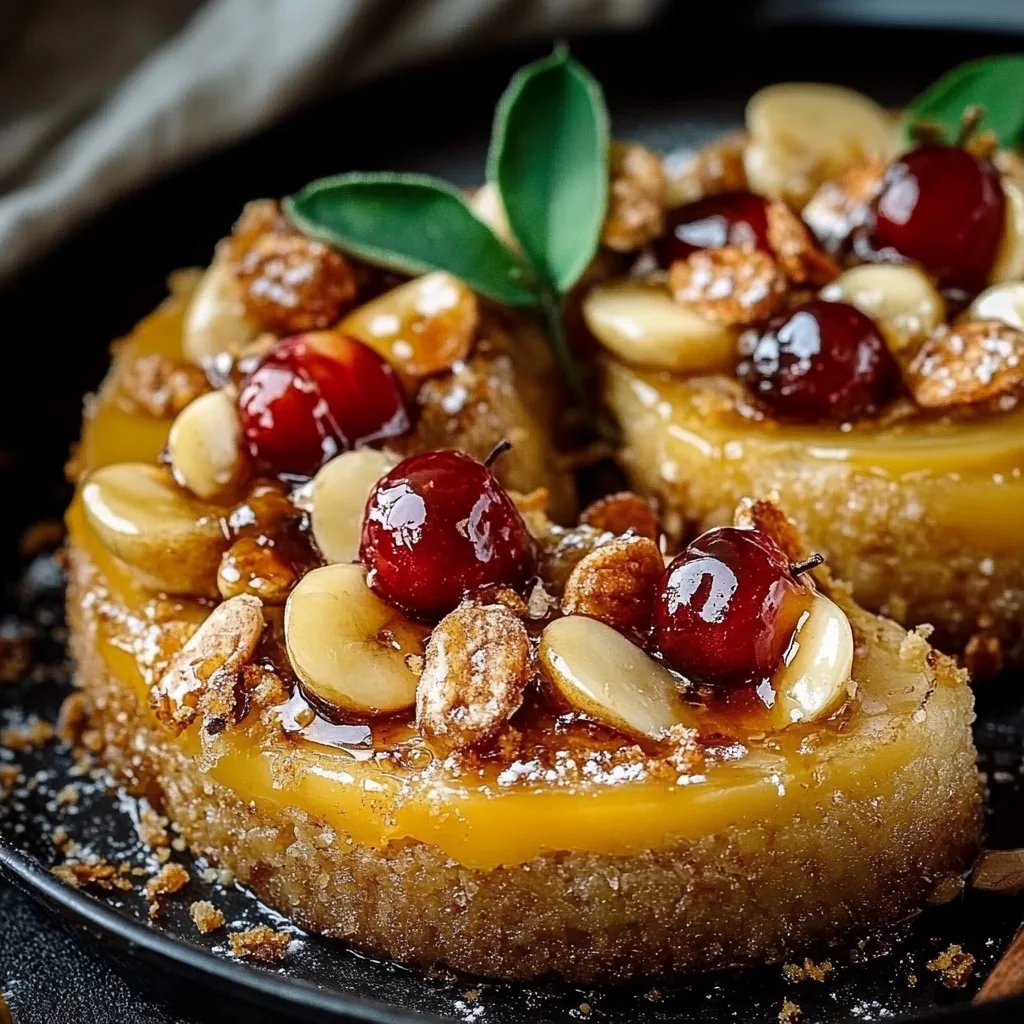 Gebackene Birnen mit Honig und Walnüssen