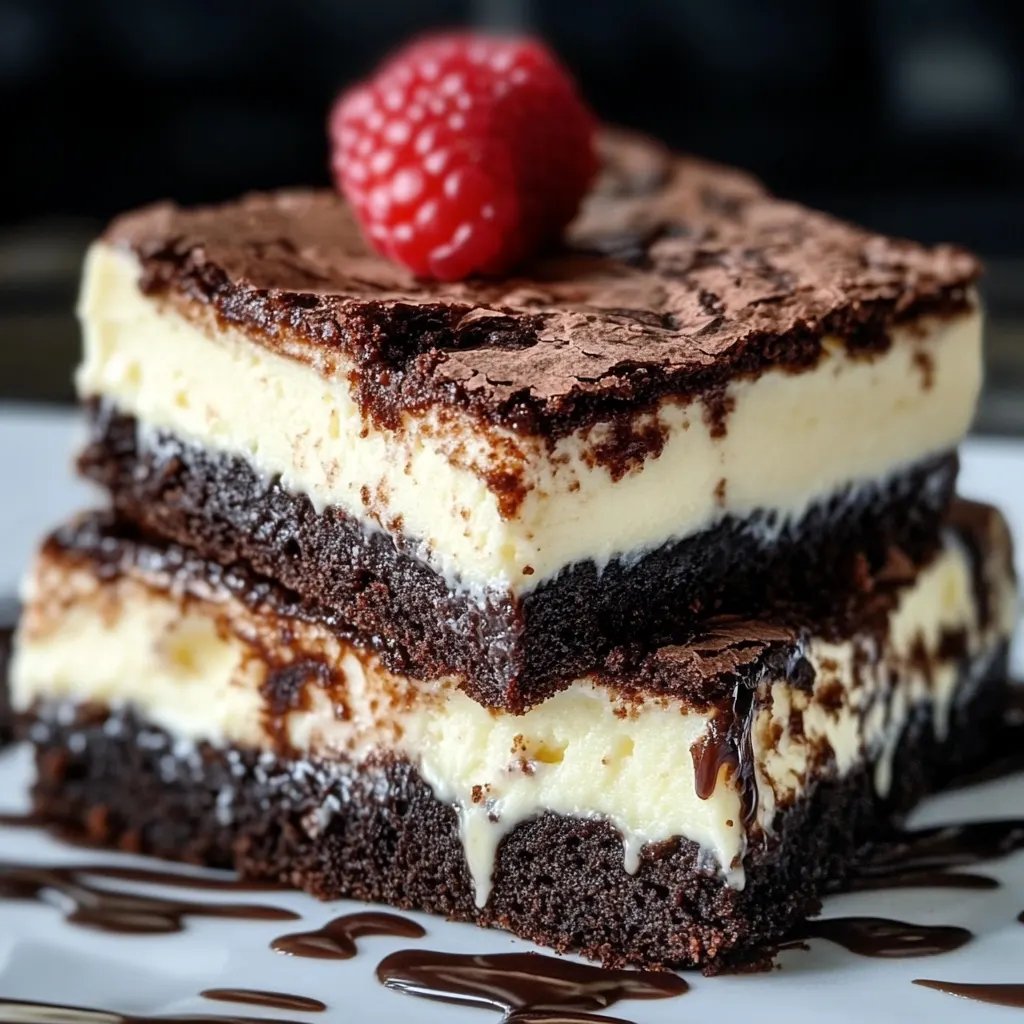 Creamy Cheesecake Brownies