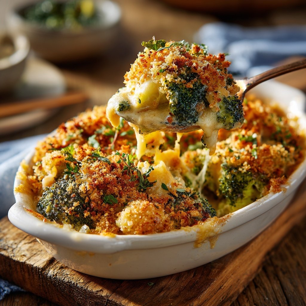 Brokkoli Auflauf Mit Senf Note